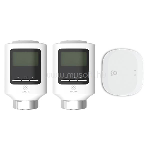 WOOX Smart Zigbee Csomag - R7067 (1xR7070, 2 x Intelligens radiátorszelep)