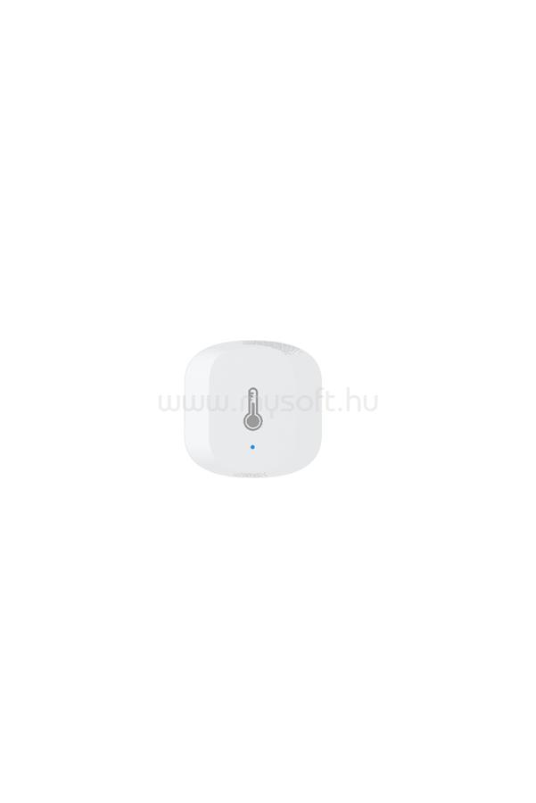 WOOX Smart Zigbee Páratartalom és Hőmérséklet Érzékelő - R7048 (1xCR2032, Zigbee 3.0, beltéri)