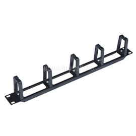 WP 1U plastic cable management, Black RAL 9005 WPN-ACM-102-B small
