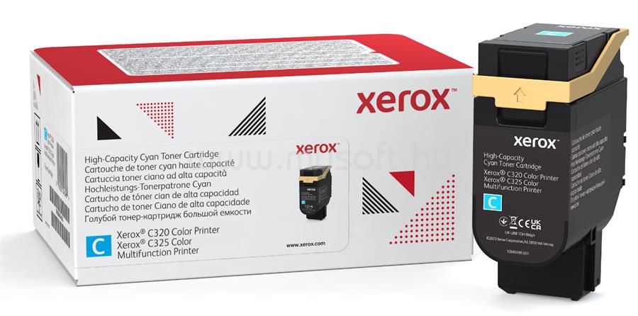 XEROX Toner C320/C325 Cián 5500 oldal