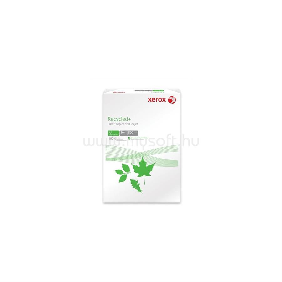 XEROX Másolópapír A4, 80g, recycled Plus újrahasznosított 500ív/csomag,