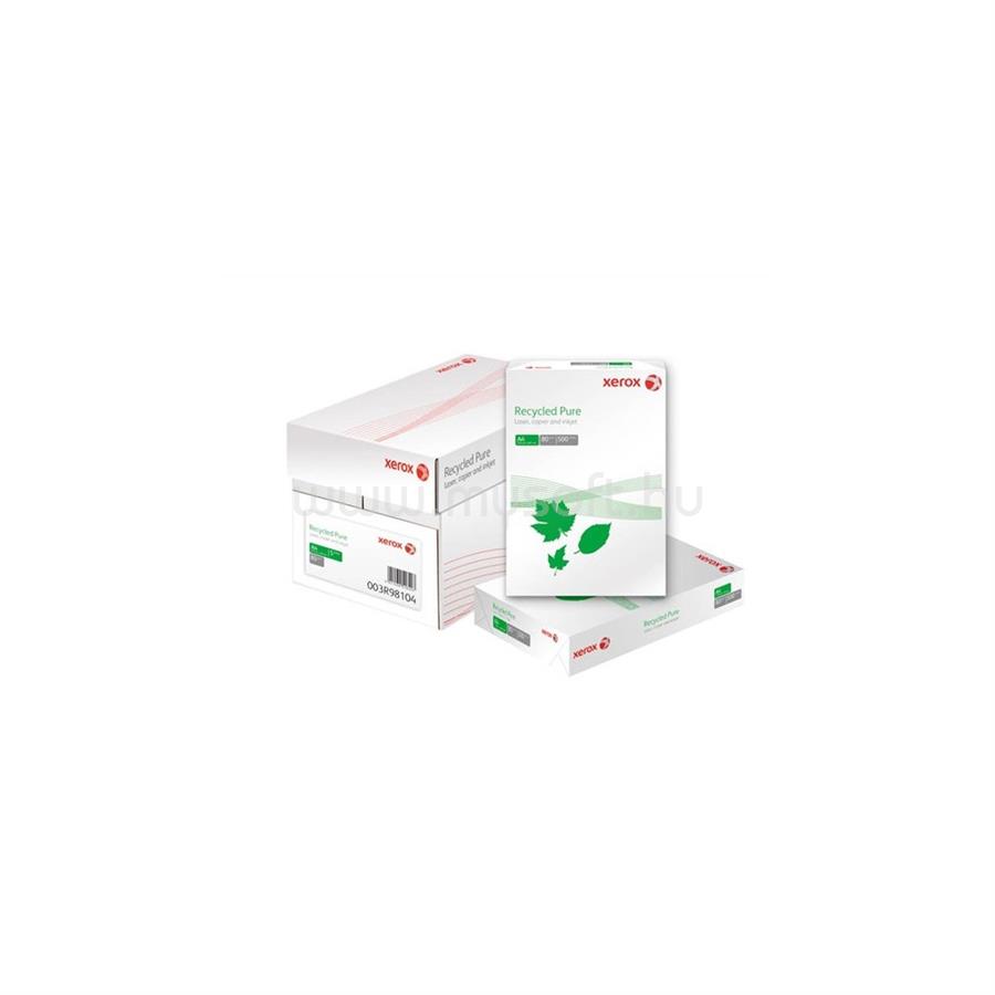 XEROX Másolópapír A4, 80g, Recycled Pure újrahasznosított 500ív/csomag,