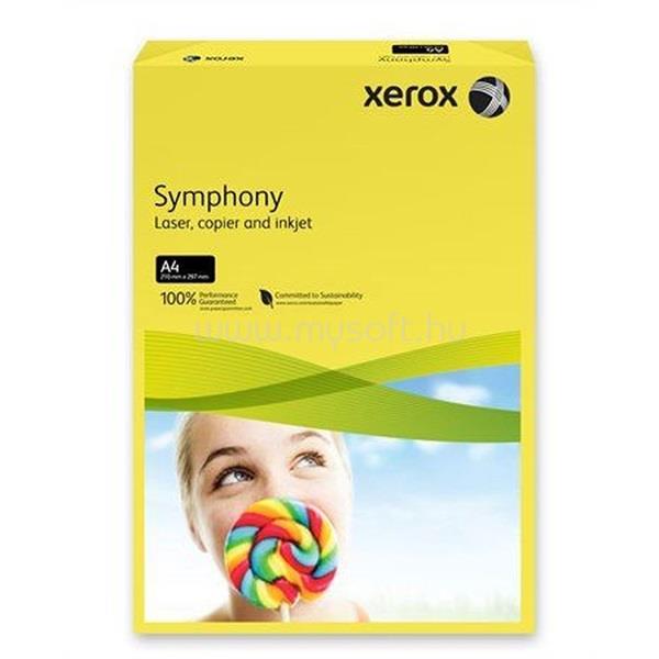 XEROX Symphony A4 160g intenzív citrom másolópapír