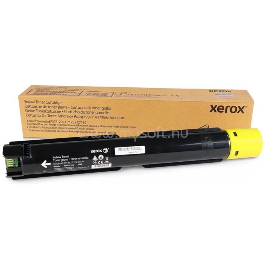XEROX Toner VersaLink C7120/C7125/C7130 Sárga (18 500 oldalra)