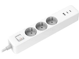 XIAOMI POWER STRIP hálózati elosztó 3 AC+USB+2 Type-C aljzat 20W, PD gyorstöltő + 150cm tápkábel, FEHÉR BHR07UKEU small