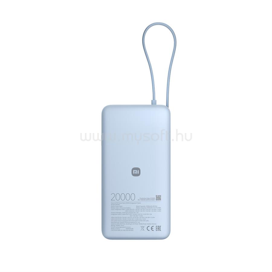 XIAOMI 67W Power Bank 20000 (Integrated Cable) Ice Blue