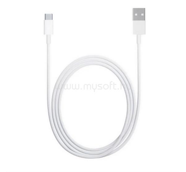 XIAOMI adatkábel (USB - Type-C, 4A, gyorstöltő, 100cm) FEHÉR
