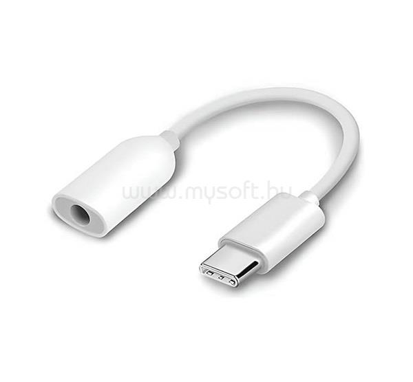 XIAOMI audió adapter kábel (3.5mm jack aljzat - Type-C) FEHÉR