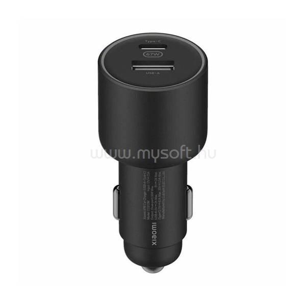 XIAOMI BHR6814GL 67W USB-A/Type-C autós töltő