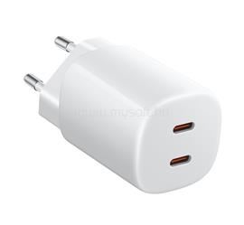 XIAOMI hálózati töltő 2 Type-C aljzat (45W, GaN, PD gyorstöltő 3.0) FEHÉR BHR087OEU small