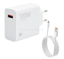 XIAOMI MDY-14-EE hálózati töltő USB aljzat 120W, PD gyorstöltő 3.0 + Type-C kábel, FEHÉR MDY-14-EE_TYPE-C small