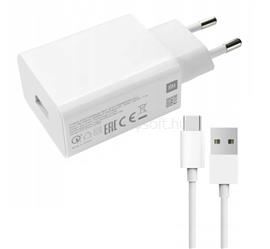 XIAOMI hálózati töltő USB aljzat 22.5W, gyorstöltő + Type-C kábel, FEHÉR MDY-11-EP_/_LB4173U0324503(D) small