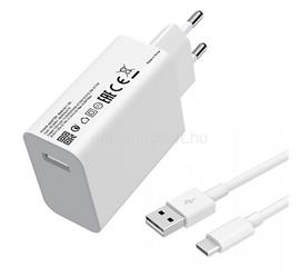 XIAOMI hálózati töltő USB aljzat 33W, PD gyorstöltő 3.0 + Type-C kábel, FEHÉR MDY-11-EZ_TYPE-C small