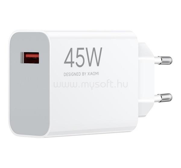 XIAOMI hálózati töltő USB aljzat (45W, gyorstöltő) FEHÉR