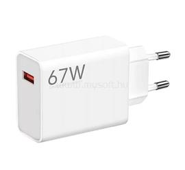 XIAOMI HYPERCHARGE hálózati töltő USB aljzat 67W, gyorstöltő, FEHÉR MDY-15-ET small
