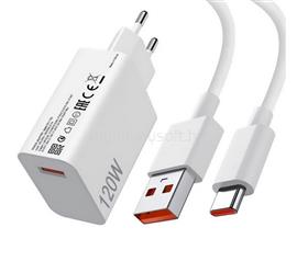 XIAOMI MDY-16-EN hálózati töltő USB aljzat 120W, PD gyorstöltő + Type-C kábel, FEHÉR MDY-16-EN_TYPE-C small