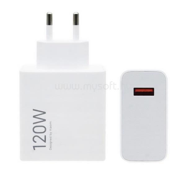 XIAOMI MDY-16-EN hálózati töltő USB aljzat 120W, PD gyorstöltő, FEHÉR