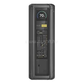 XIAOMI HYPERCHARGE vésztöltő 2 Type-C / USB aljzat 25000mAh, LED kijelző, FEKETE BHR9970GL small