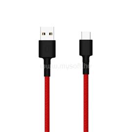 XIAOMI Mi USB-A - USB-C fonott adatkábel 1m - Piros/fekete SJV4110GL small