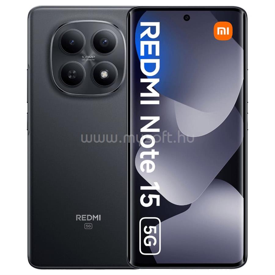XIAOMI Redmi Note 15 5G Dual-SIM 256GB (fekete)