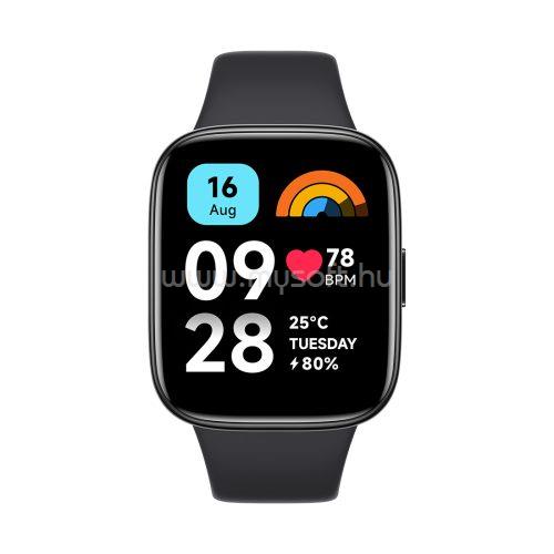 XIAOMI REDMI WATCH 3 ACTIVE okosóra (fekete)