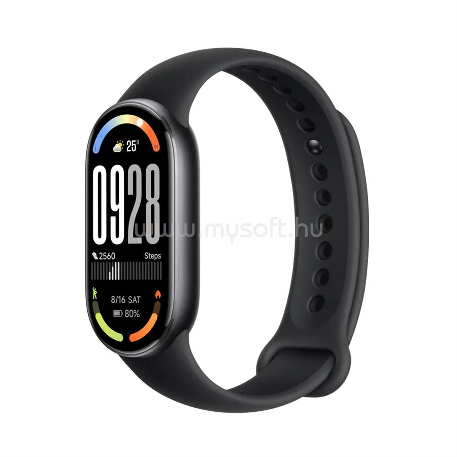 XIAOMI Smart Band 10 aktivitásmérő (fekete)