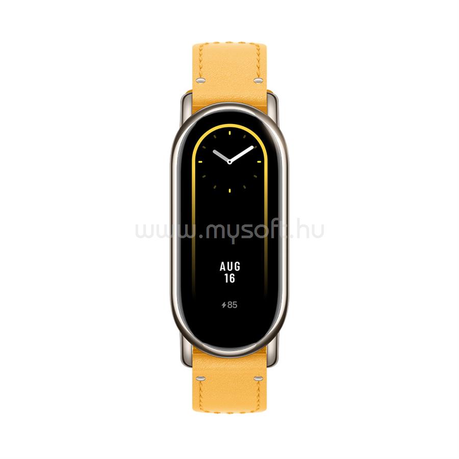 XIAOMI Smart Band 8 fonott sárga szíj