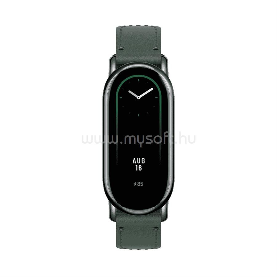 XIAOMI Smart Band 8 fonott zöld szíj