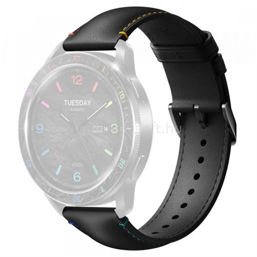 XIAOMI Watch S3 okosóra bőr szíj (Rainbow)