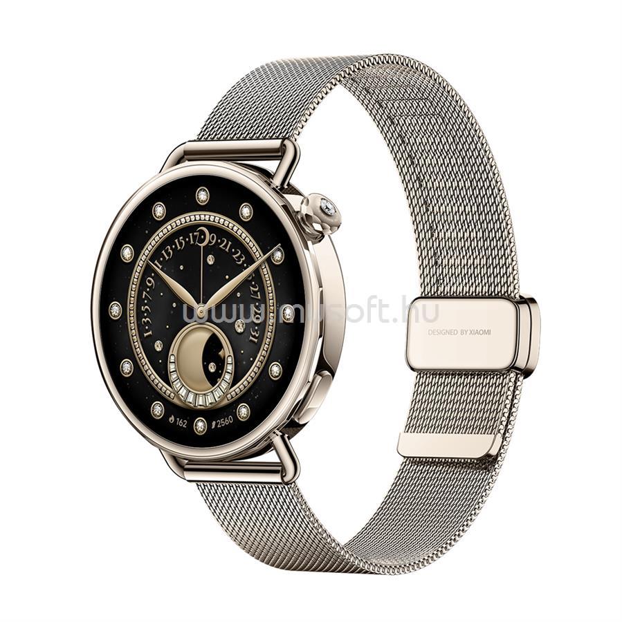 XIAOMI Watch S4 41mm okosóra milánói szíjjal (arany alkony)