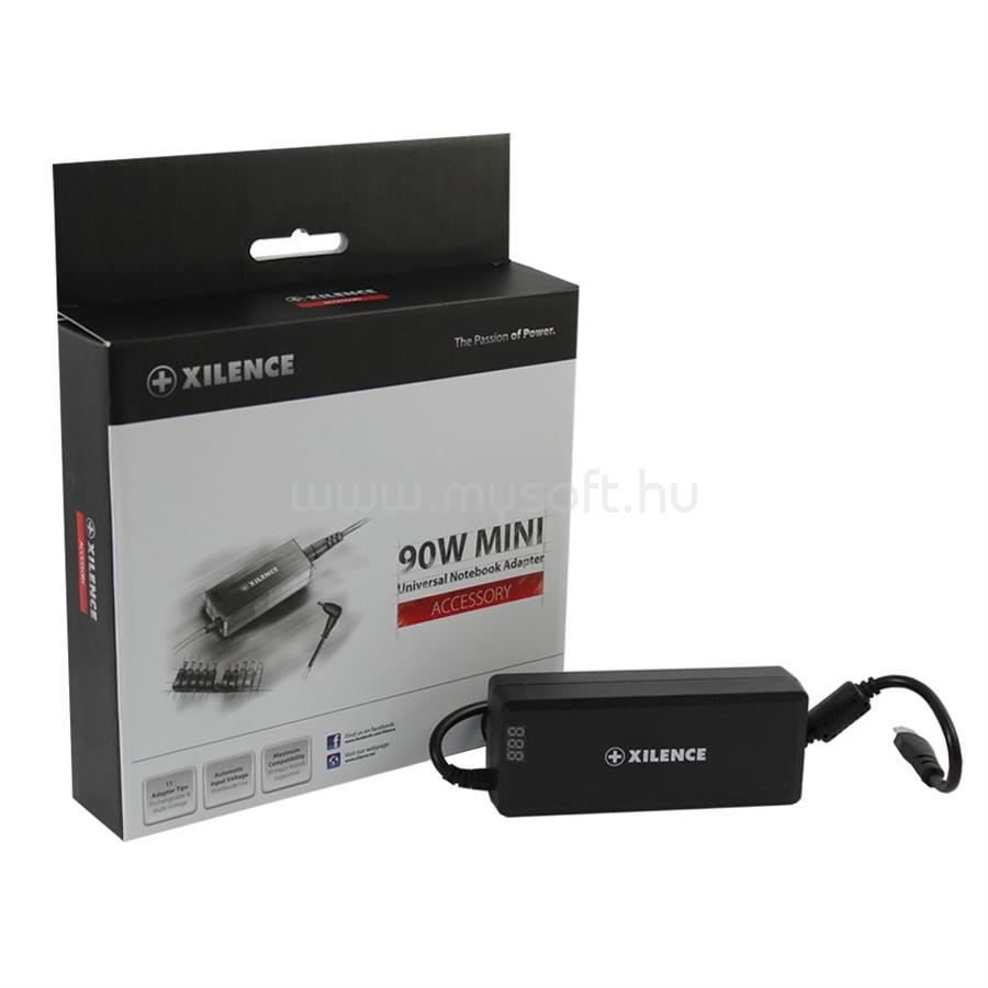 XILENCE XM010 20V / 3,8A 90W univerzális hálózati notebook töltő