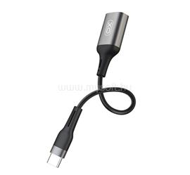 XO adapter kábel USB aljzat - Type-C, 15cm, FEKETE XO_XO-NB201 small