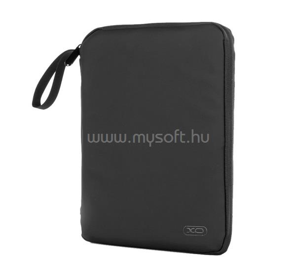 XO CB03 tok fekvő, bőr hatású LAPTOP/NOTEBOOK/TABLET univerzális, 9" méret, SÖTÉTSZÜRKE