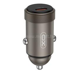 XO CC70 autós töltő Type-C aljzat 30W, PD gyorstöltő, FEKETE XO_CC70 small