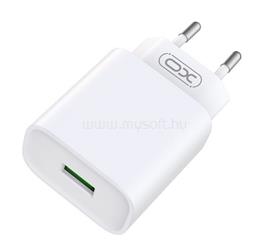 XO CE02D hálózati töltő Type-C aljzat 18W, PD gyorstöltő, FEHÉR XO_XO-CE02D small