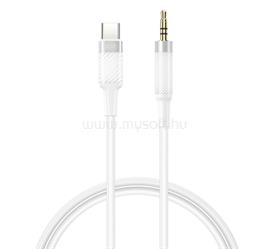 XO NB-R279B audió kábel 3.5mm jack - Type-C, 100cm, FEHÉR XO_XO-NB-R279B_W small