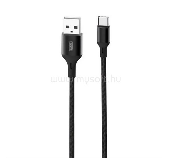 XO XO NB143 adatkábel USB - Type-C, 100cm, FEKETE