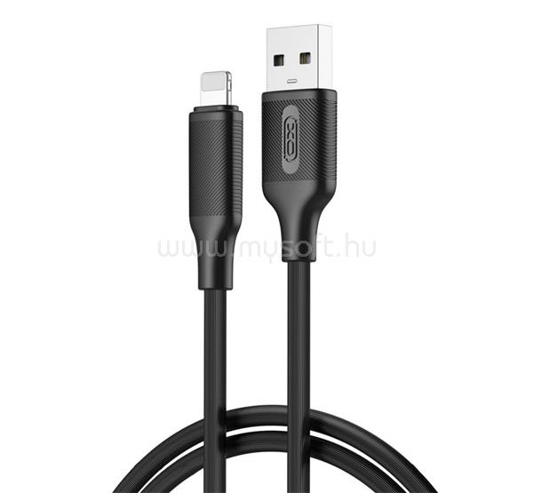 XO iPhone 14 Plus / 14 Pro Max / 14 Pro XO NB265 adatkábel USB - lightning, 100cm, FEKETE