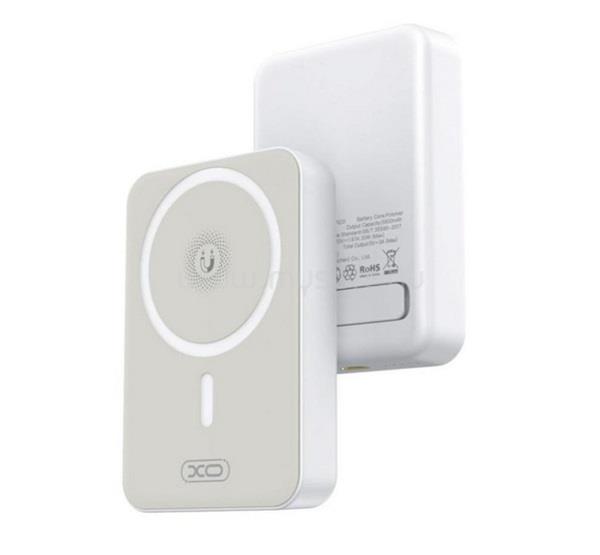 XO PR231 vésztöltő Type-C aljzat 10000mAh, LED jelzés, FEHÉR