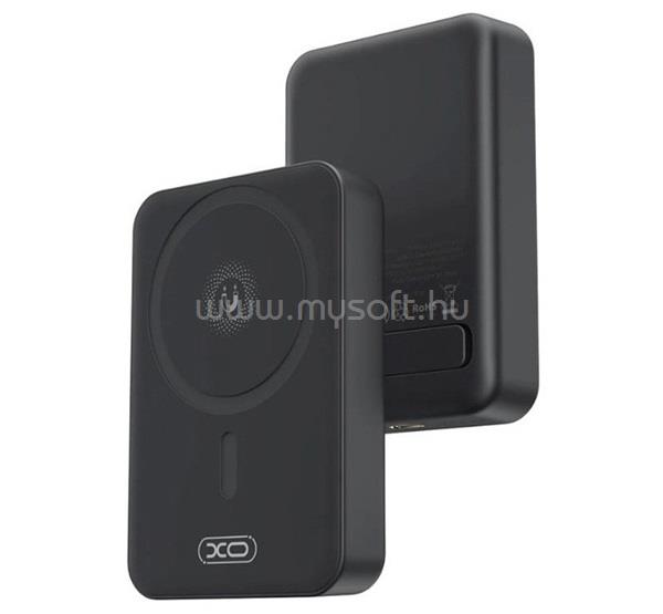 XO PR231 vésztöltő Type-C aljzat 10000mAh, LED jelzés, FEKETE