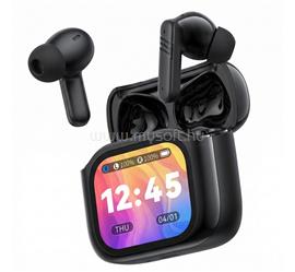 XO X50 bluetooth fülhallgató SZTEREO (v6.0, TWS, aktív zajszűrő, mikrofon, LED kijelző + töltőtok) FEKETE XO_XO-X50 small