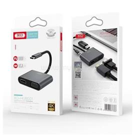 XO XOP-HUB001-TYPEC-SV Type-C/USB/HDMI ezüst HUB XOP-HUB001-TYPEC-SV small