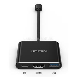 XP-PEN 3-in-1 adapter - ACW01 (Bemenet: USB-C, Kimenet: USB-C PD:60W/HDMI/1x USB3.0) ACW01 small