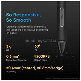 XP-PEN Grafikus kijelző - Artist 13.3 PRO V2 (13", IPS, 16:9, 1920x1080, 5080 LPI, PS 16k, 200 RPS, 9 gomb) fekete MD130FH-AD41 small