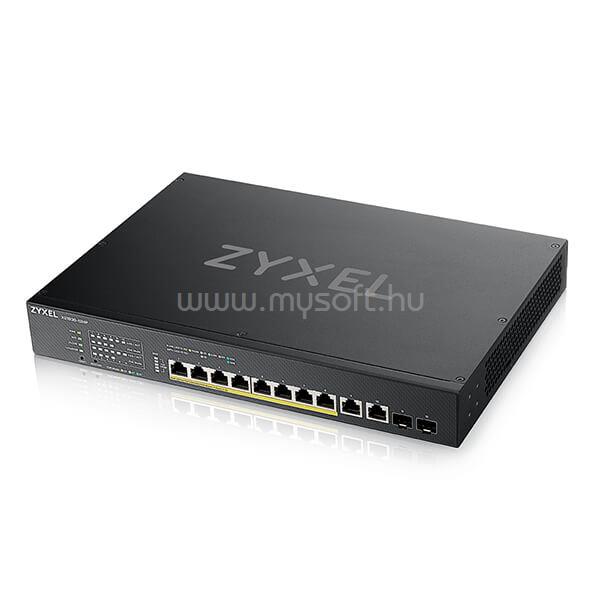 ZYXEL 8-port Multi-Gigabit Smart Managed PoE Switch 375Watt 802.3BT, 2 x