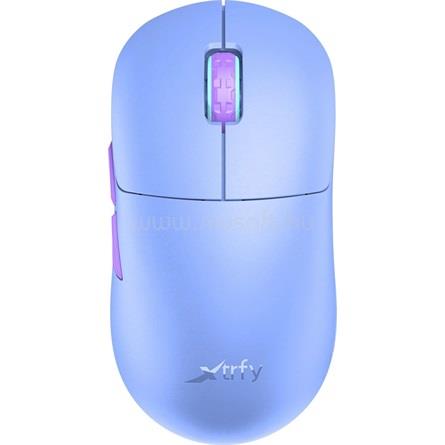 XTRFY M8 optikai USB / vezeték nélküli gamer egér (frosty purple)