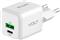 YENKEE HÁLÓZATI TÖLTŐ, 20W, 1 USB-C, 1 USB-A, FEHÉR YENKEE_YAC_G38 small