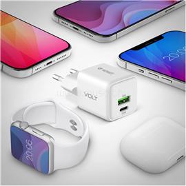 YENKEE HÁLÓZATI TÖLTŐ, 20W, 1 USB-C, 1 USB-A, FEHÉR YENKEE_YAC_G38 small