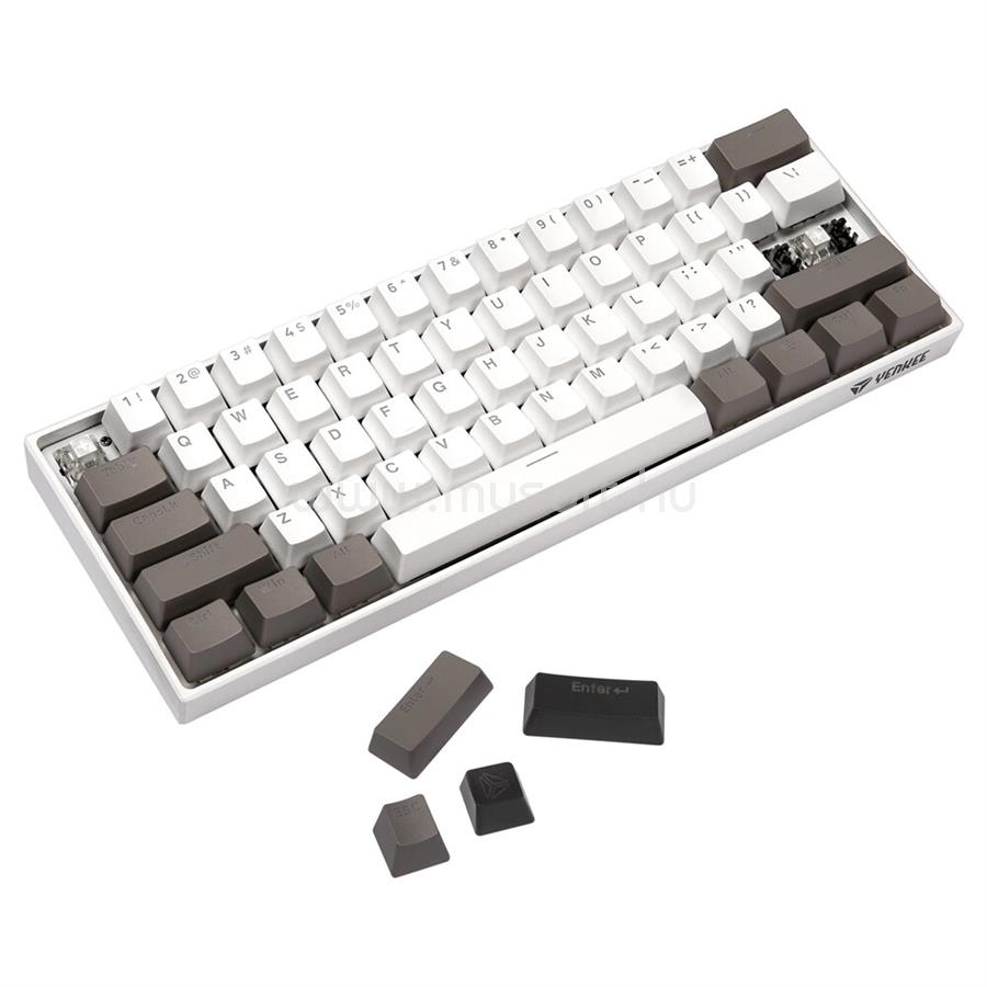 YENKEE YKB 3601US ATOM mechanikus RGB gamer billentyűzet, USB-C