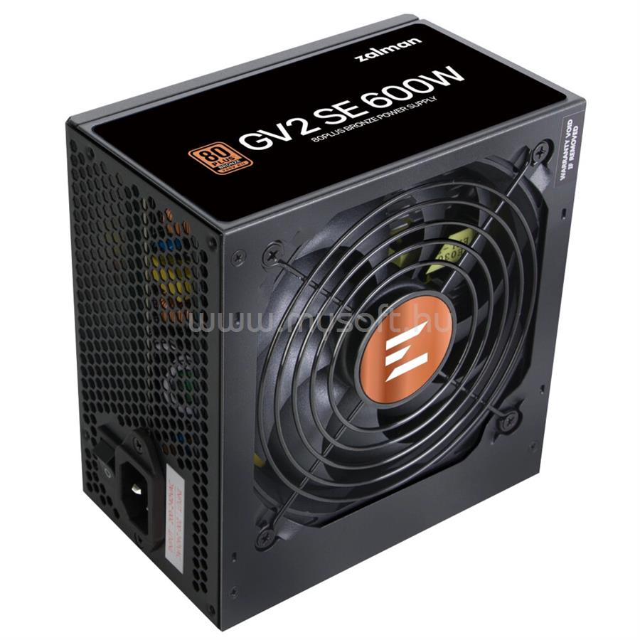 ZALMAN 80 PLUS BRONZE 230V  ZM600-GV2SE tápegység